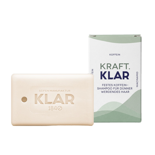 Festes Koffein-Shampoo Kraft.Klar 100g