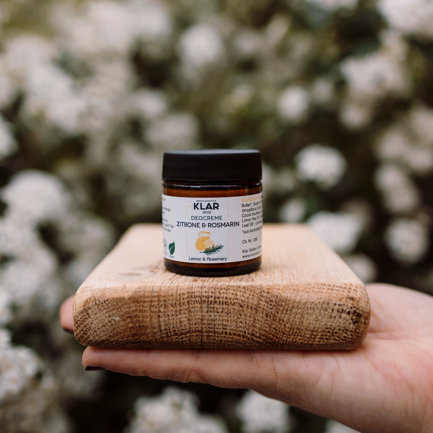Deocreme Zitrone & Rosmarin, 30ml Klar Seifen