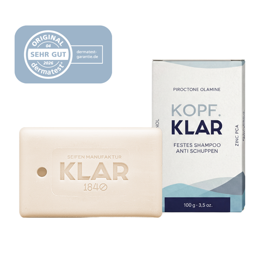 Festes Anti-Schuppen Shampoo Kopf.Klar 100g