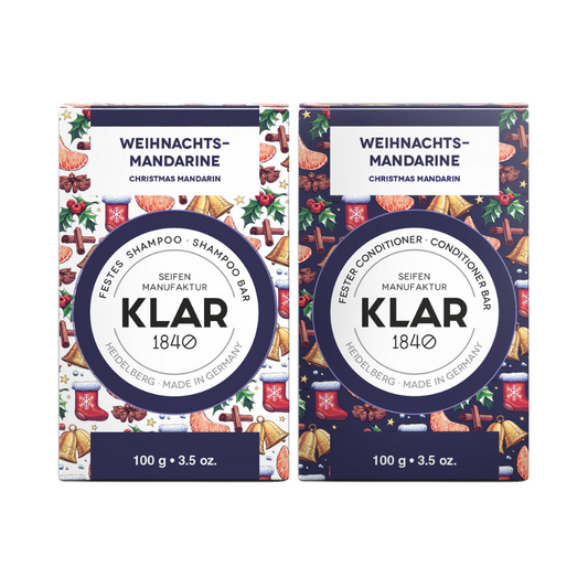 Set: Festes Shampoo & fester Conditioner Weihnachtsmandarine