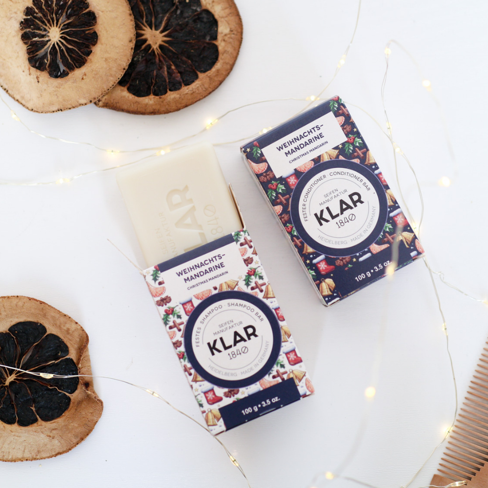 Set: Festes Shampoo & fester Conditioner Weihnachtsmandarine