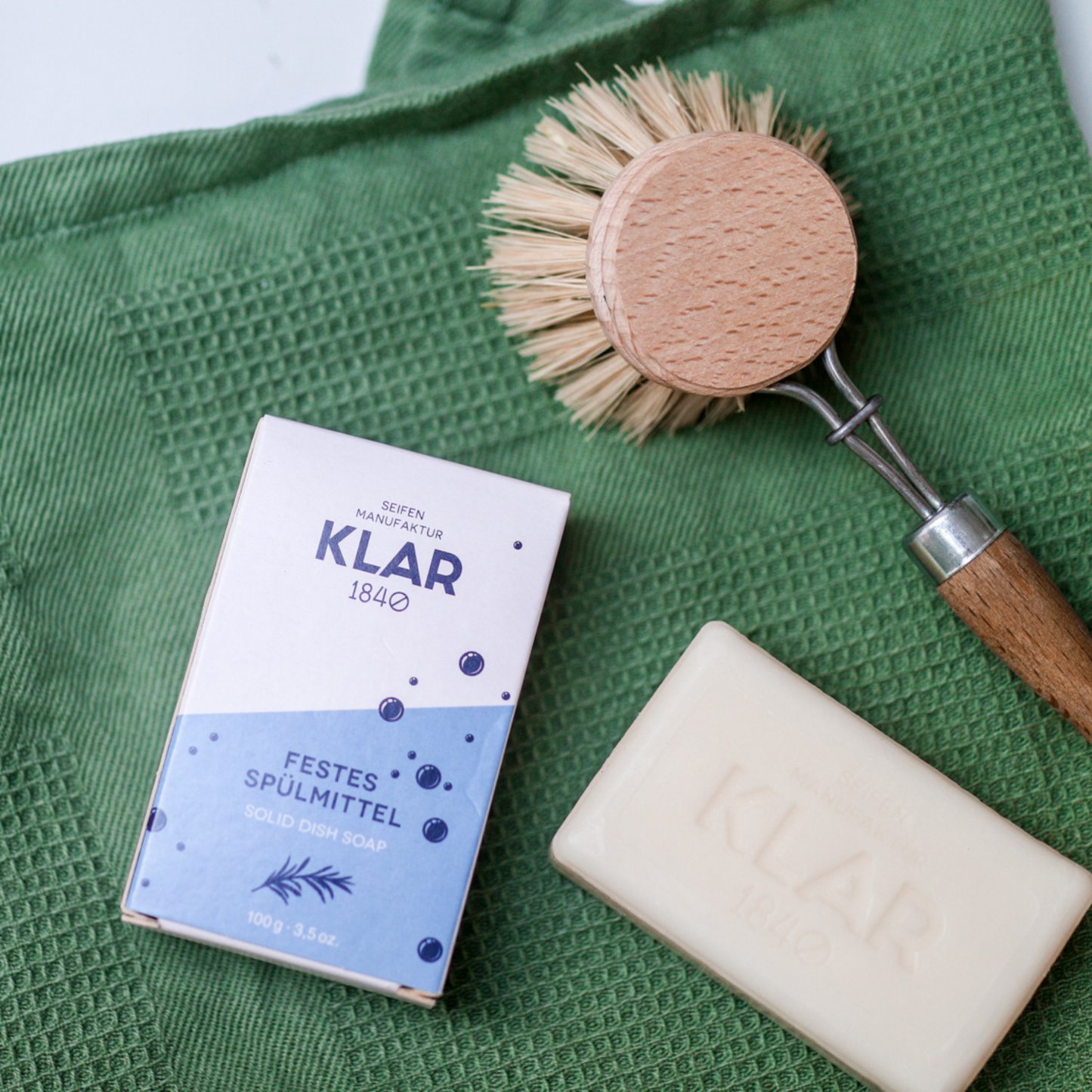Festes Spülmittel, 100g Klar Seifen