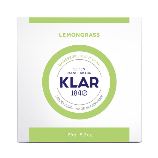 Badeseife Lemongrass 150g, Cosmos zertifiziert, palmölfrei