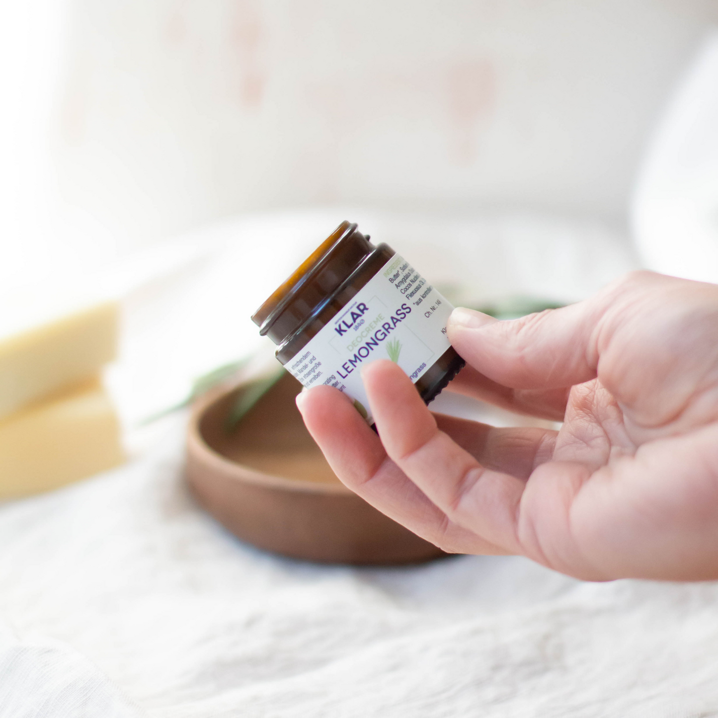 Deocreme Lemongras, 30ml Klar Seifen