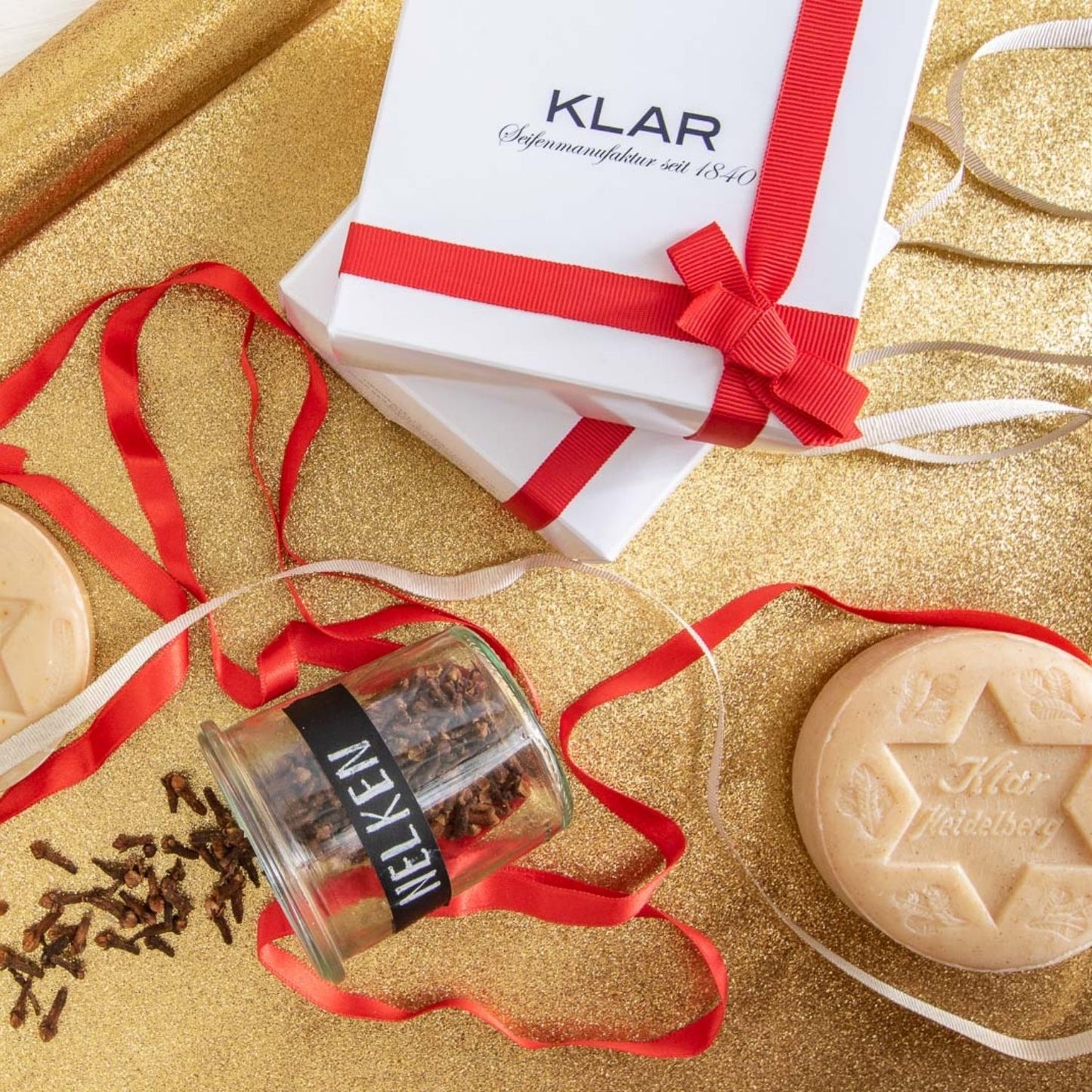 Weihnachtstaler Nelke 125g, Cosmos zertifiziert, palmölfrei