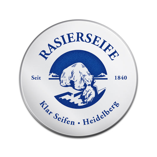 Rasierkiste mit Pinsel