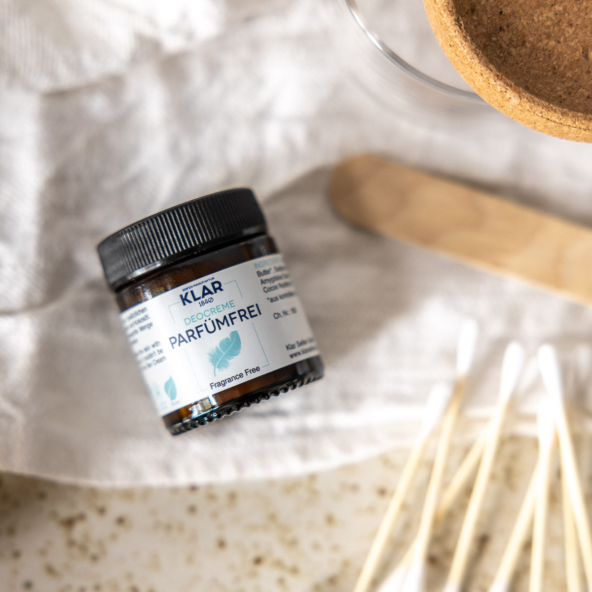 Deocreme parfümfrei, 30ml Klar Seifen