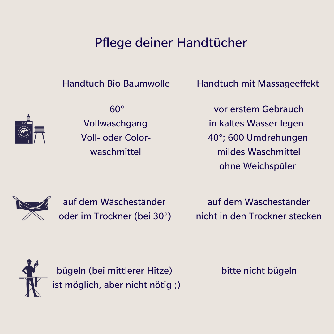 Handtuch Bio-Baumwolle 4er Set seit1832