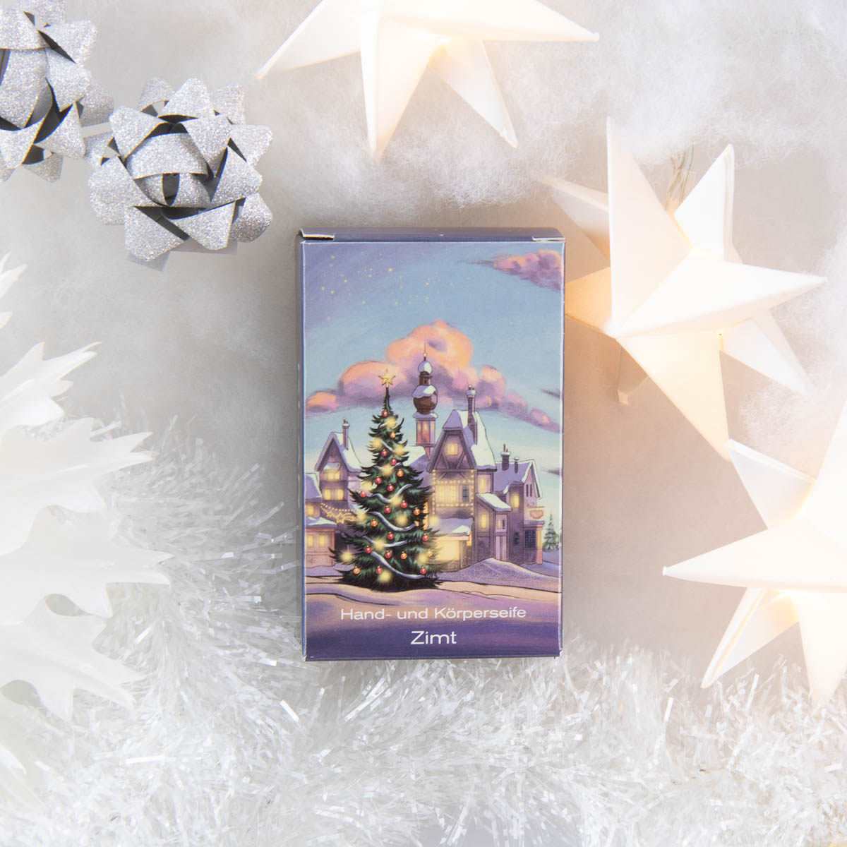 Weihnachtsseife Zimt 100g, Cosmos zertifiziert, palmölfrei