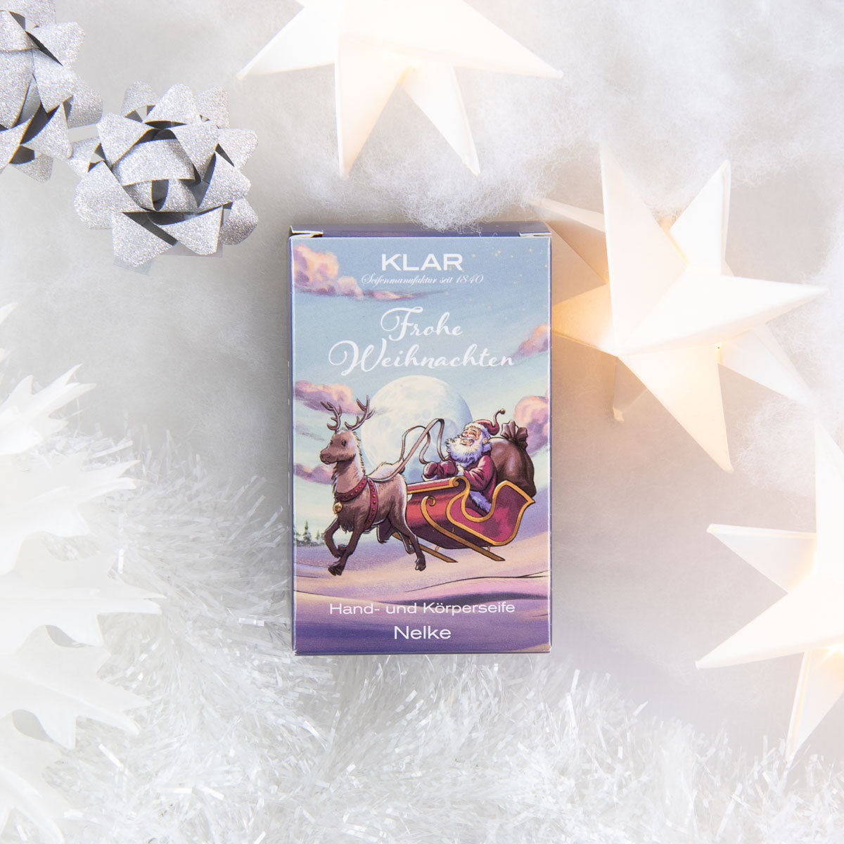 Weihnachtsseife Nelke 100g, Cosmos zertifiziert, palmölfrei