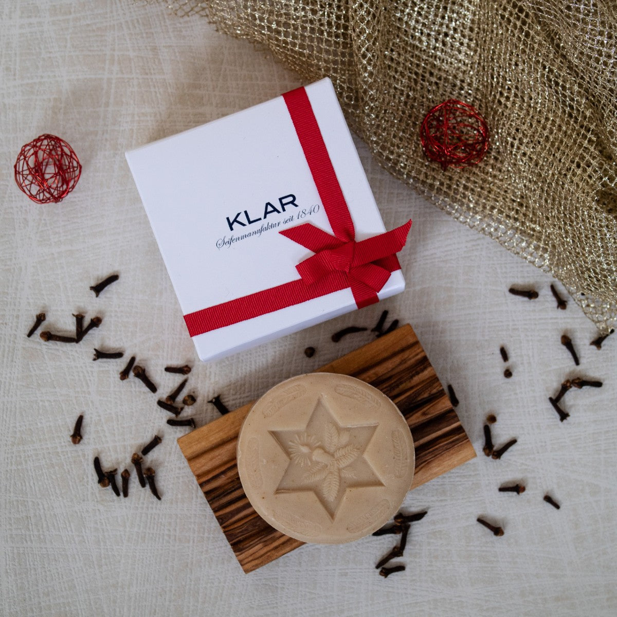 Weihnachtstaler Nelke 125g, Cosmos zertifiziert, palmölfrei