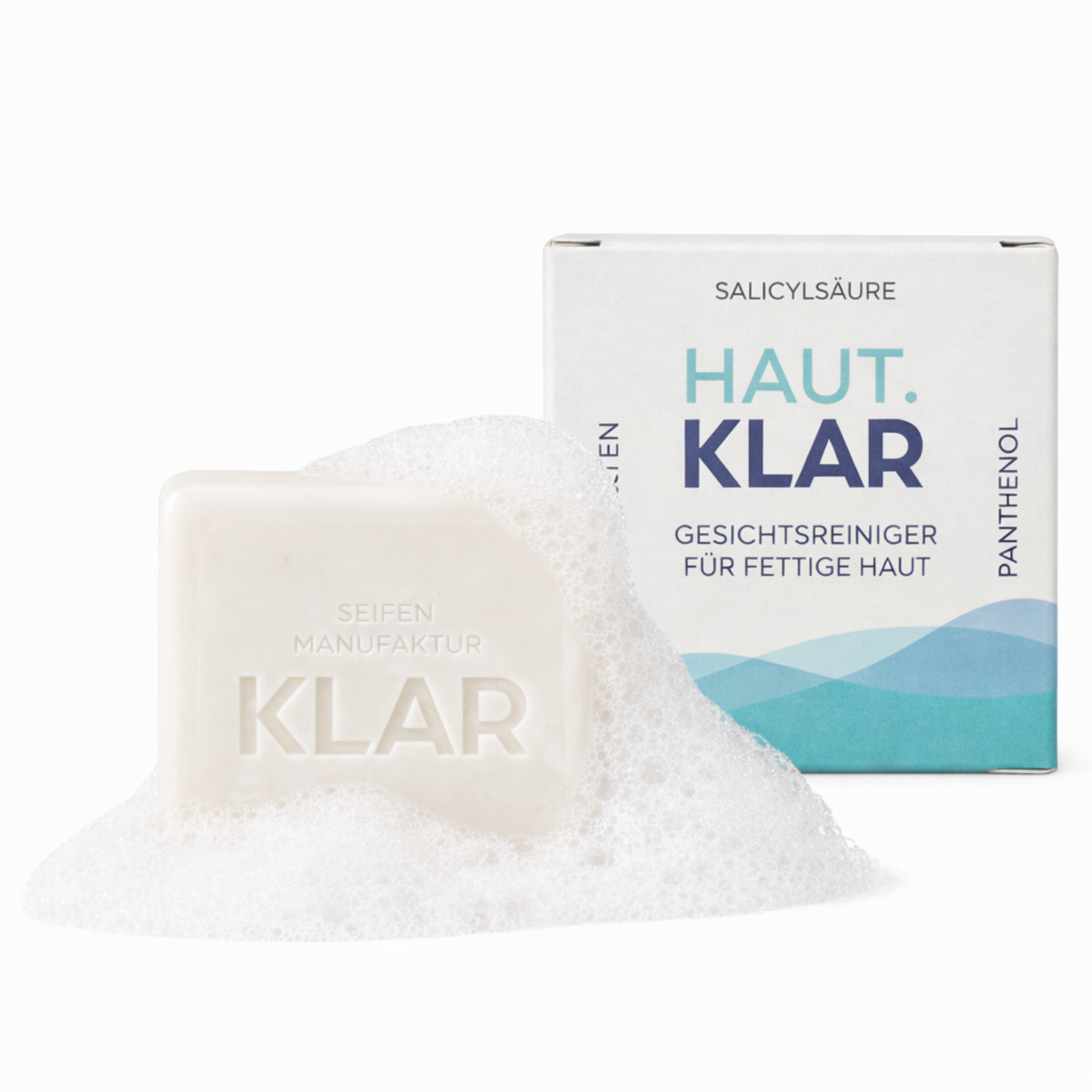 Haut.KLAR Fester seifenfreier Gesichtsreiniger für fettige Haut 75g