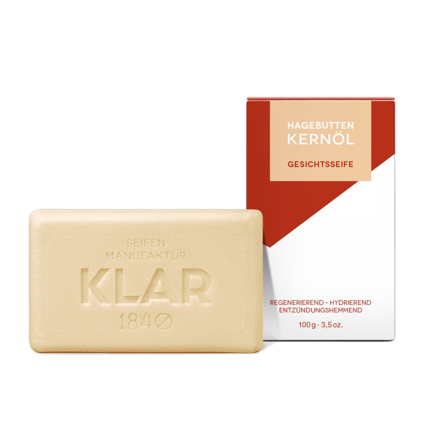 Hagebuttenkernöl Seife, 100g, palmölfrei