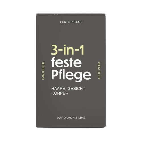 KLAR 3-in-1 Feste Pflege Kardamom & Limette, 100 g