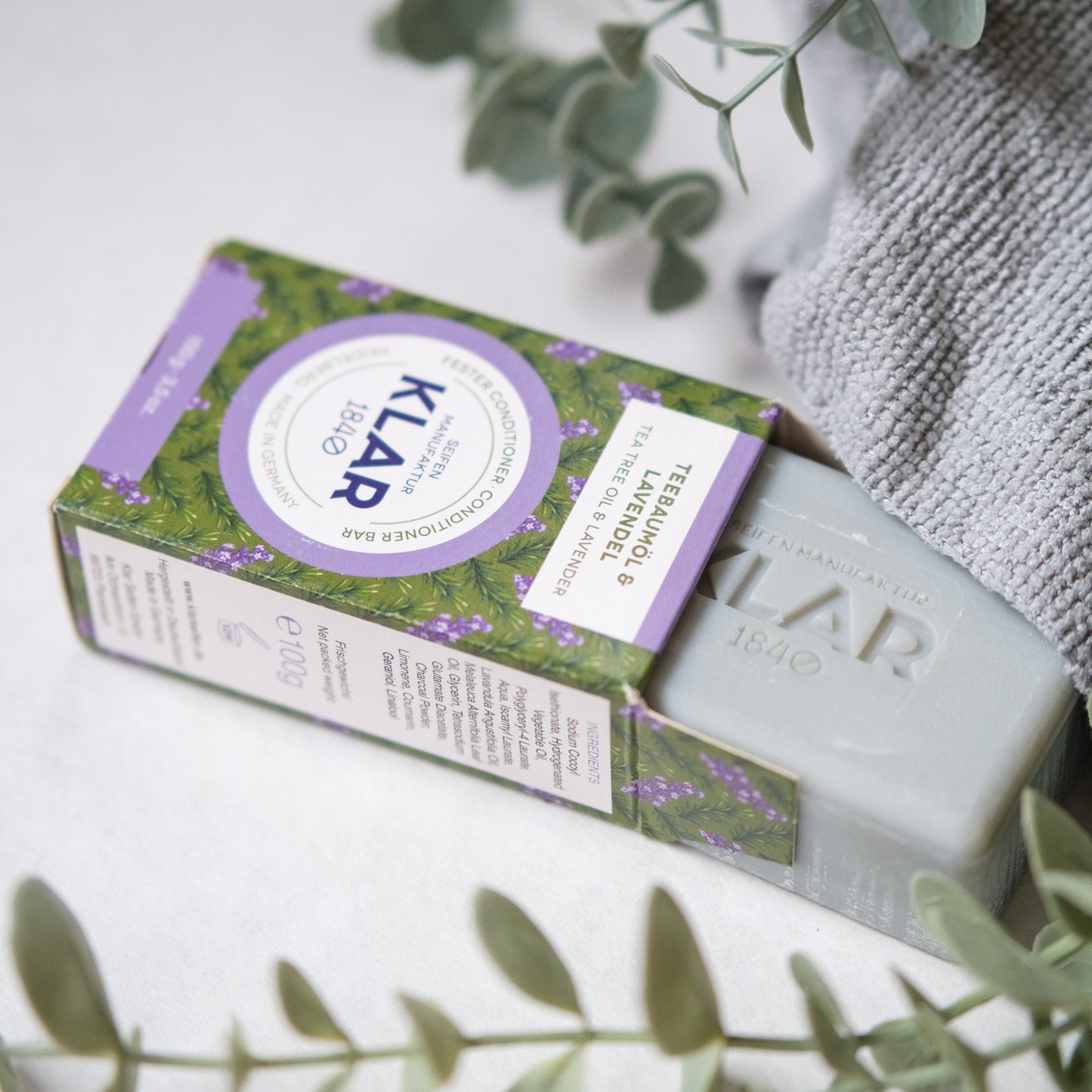 fester Conditioner Teebaumöl&Lavendel 100g (gegen Schuppen)