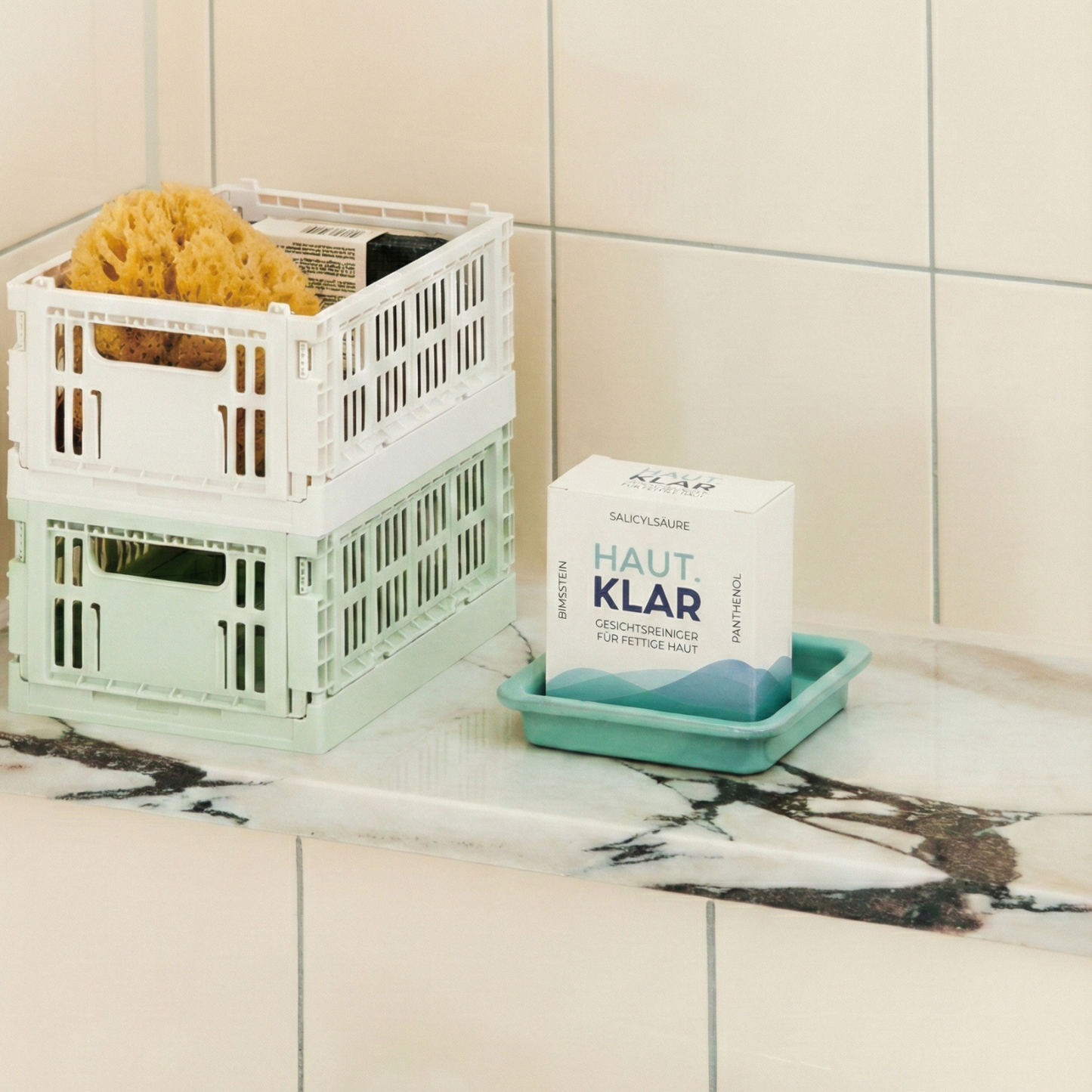 Haut.KLAR Fester seifenfreier Gesichtsreiniger für fettige Haut 75g