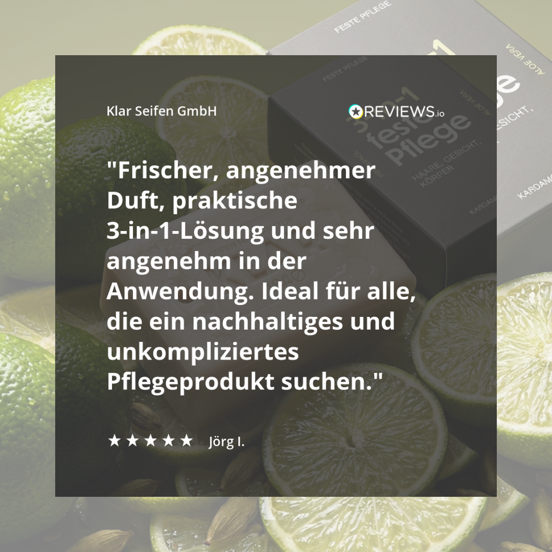 3-in-1 Feste Dusche Kardamom & Limette für Haare, Gesicht und Körper - Angebot