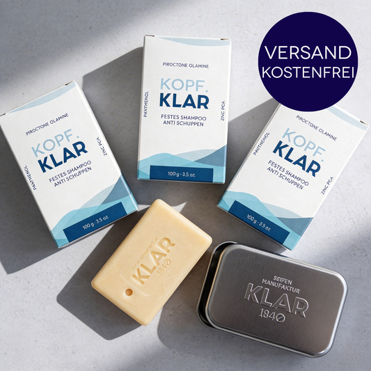 3x Schuppen Shampoo + Dose