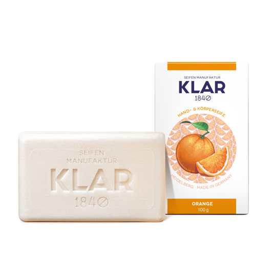 Orangenseife 100g, palmölfrei