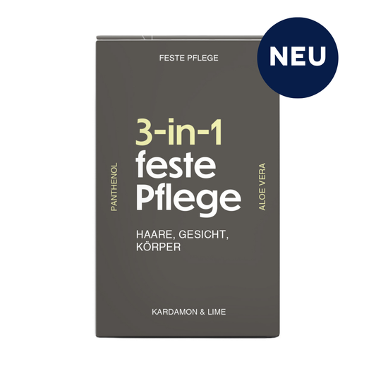 3-in-1 Feste Dusche Kardamom & Limette für Haare, Gesicht und Körper 100g
