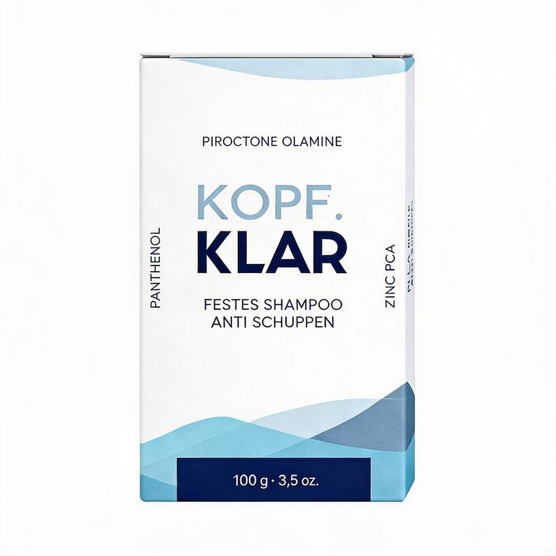 Festes Anti-Schuppen Shampoo Kopf.Klar 100g