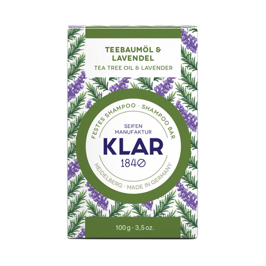 festes Shampoo Teebaumöl & Lavendel 100g (gegen Schuppen)