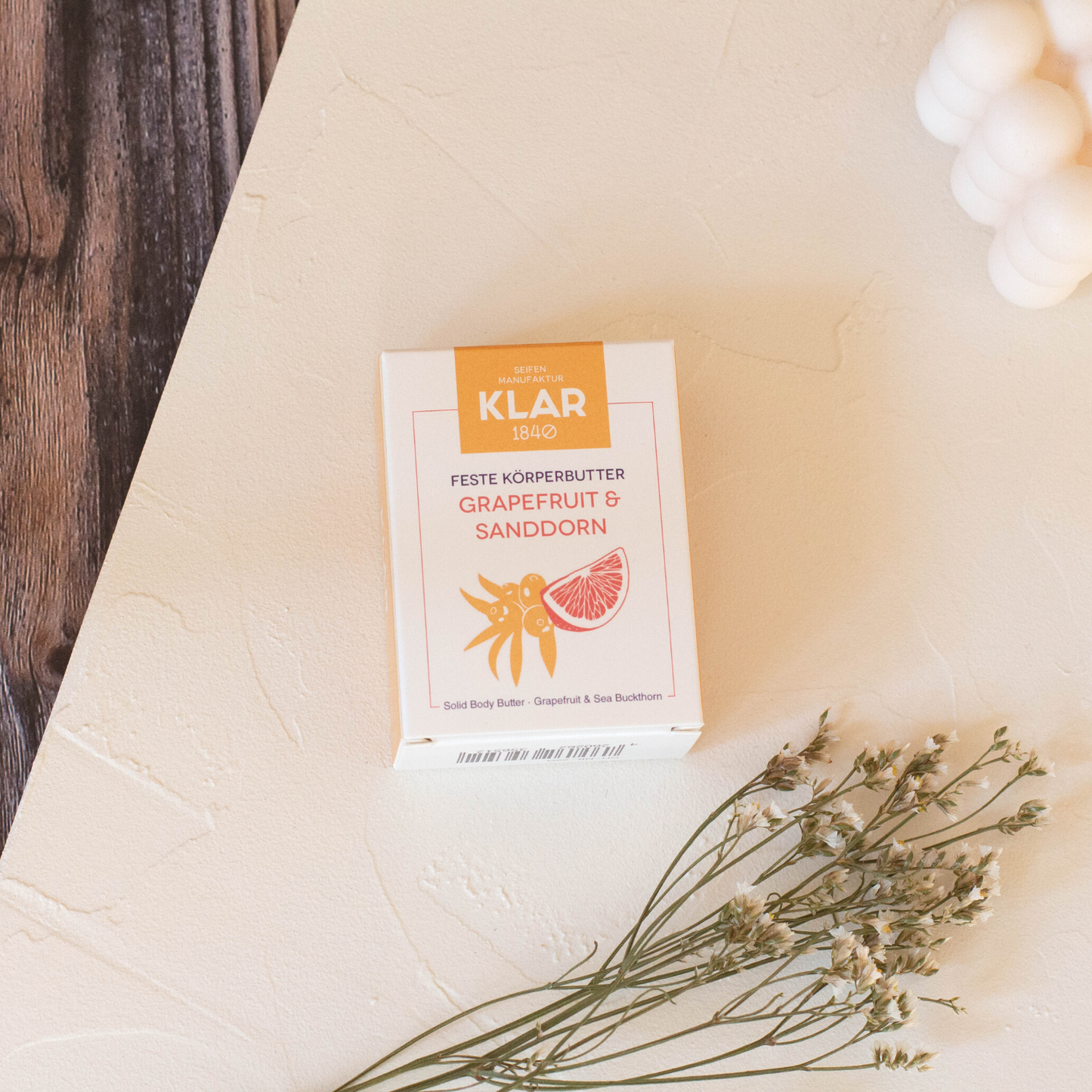 Feste Körperbutter Grapefruit & Sanddorn, 60g