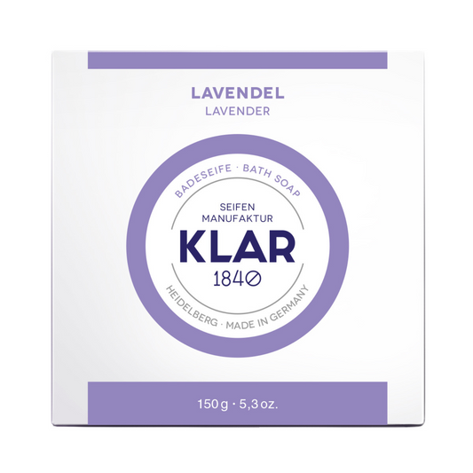 Badeseife Lavendel 150g, Cosmos zertifiziert, palmölfrei