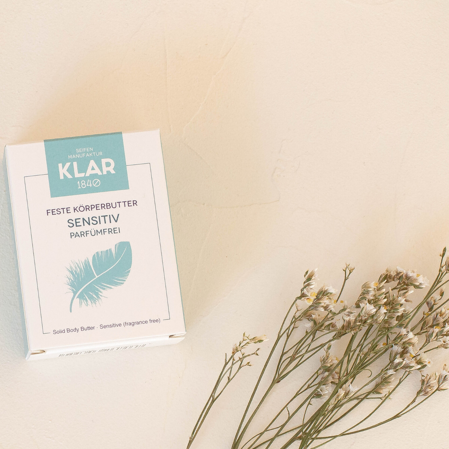 Feste Körperbutter sensitiv (parfümfrei), 60g