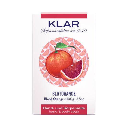 Blutorangenseife 100g, Cosmos zertifiziert, palmölfrei
