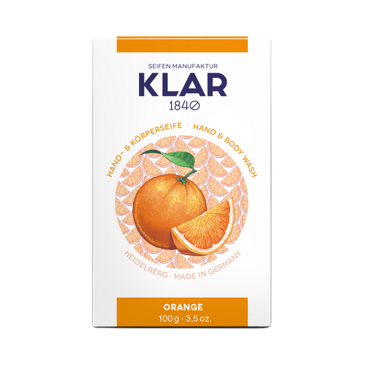 Orangenseife 100g, palmölfrei