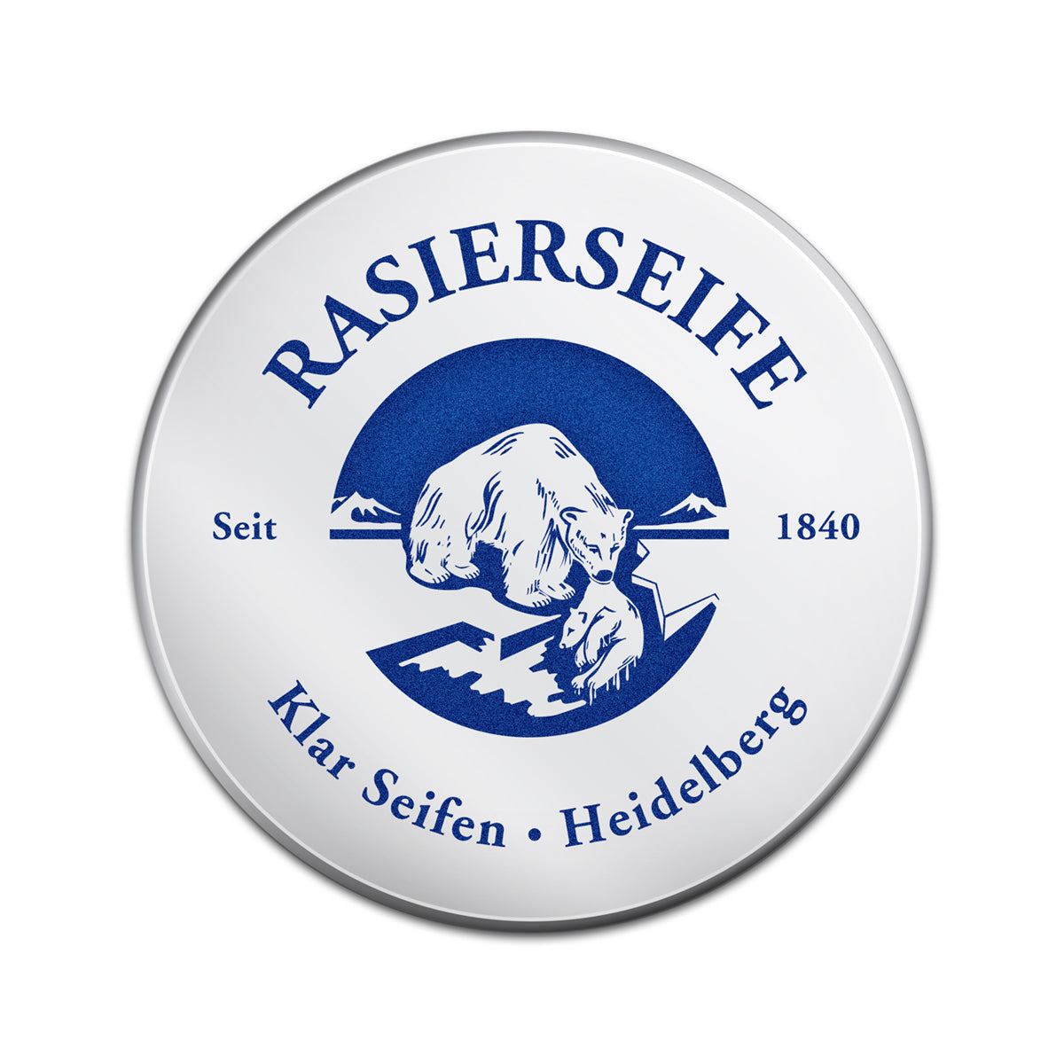 Rasierkiste mit Pinsel