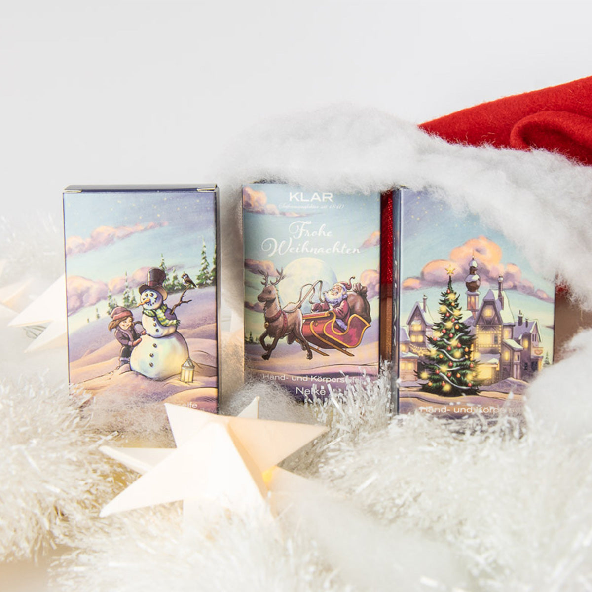 Geschenkset Stille Nacht (Zimt, Nelke, Mandel), Cosmos zertifiziert, palmölfrei