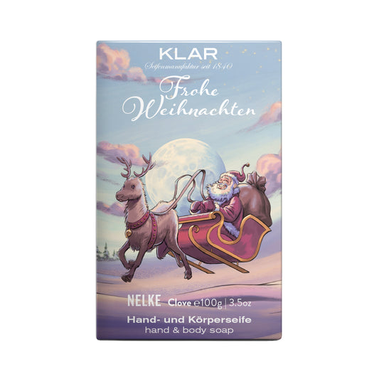 Weihnachtsseife Nelke 100g, Cosmos zertifiziert, palmölfrei