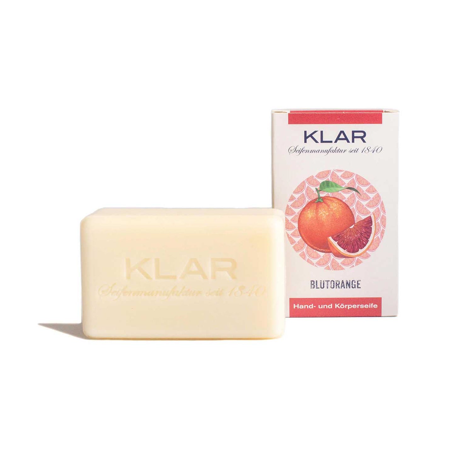 Blutorangenseife 100g, Cosmos zertifiziert, palmölfrei